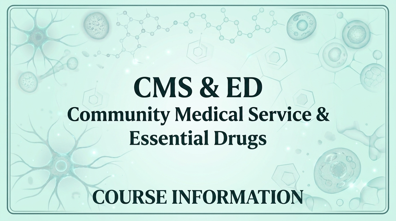 CMS & ED Course Information