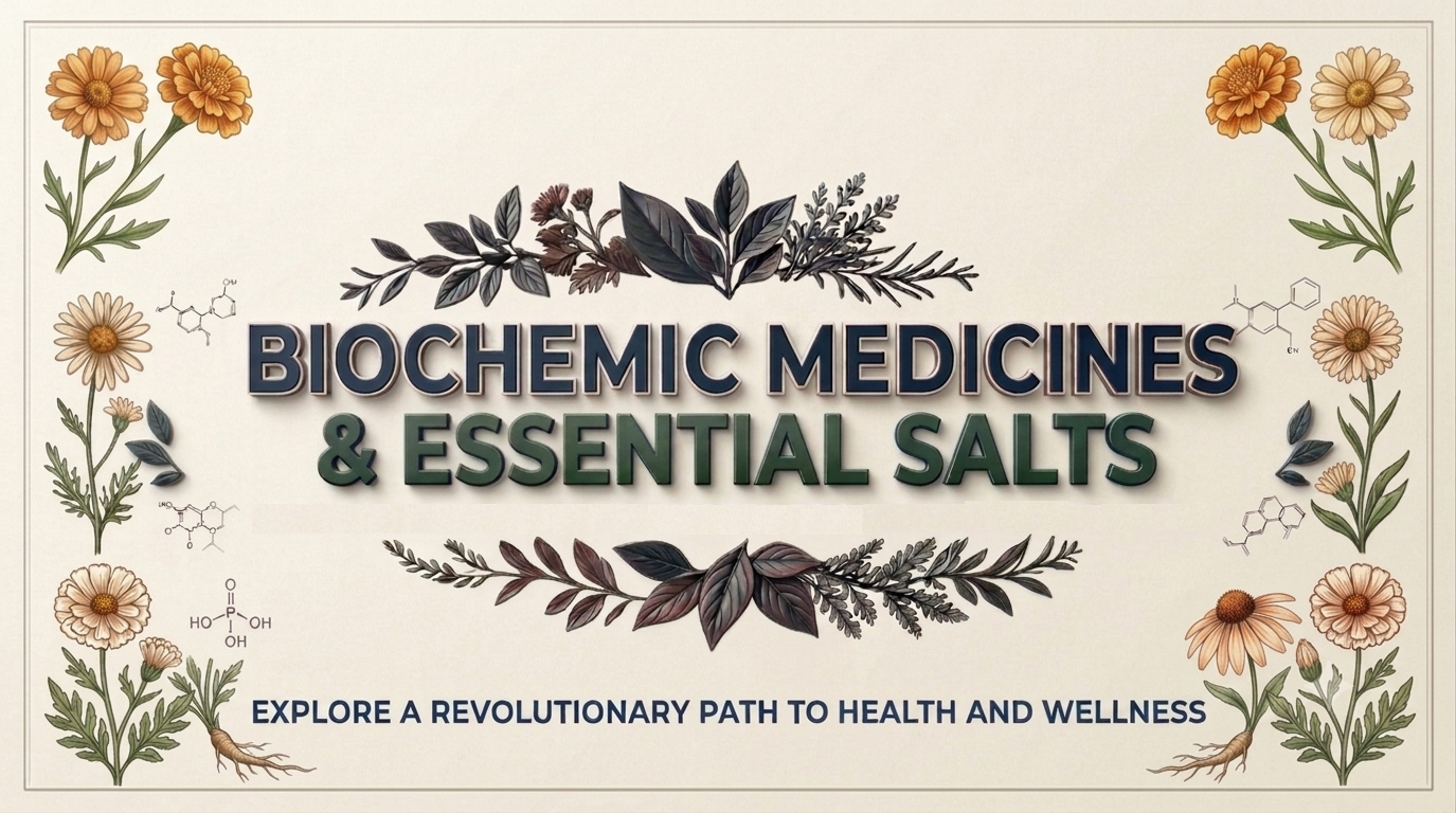 BIOCHEMIC MEDICINES & ESSENTIAL SALTS