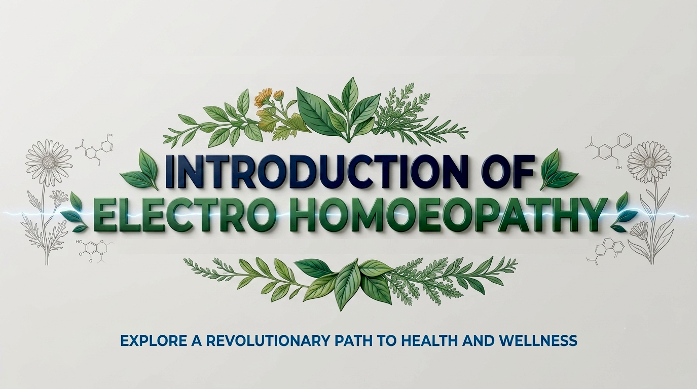 INTRODUCTION OF ELECTRO HOMOEOPATHY
